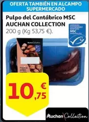 Oferta de Auchan - Pulpo Del Cantabrico Msc por 10,75€ en Alcampo