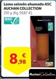 Oferta de Auchan - Lomo Salmon Ahumado Asc por 8,98€ en Alcampo