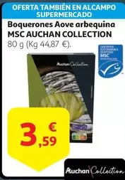 Oferta de Auchan - Boquerones Aove Arbequina Msc por 3,59€ en Alcampo