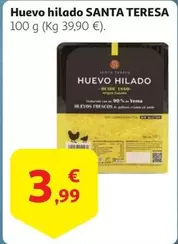 Oferta de Santa teresa - Huevo Hilado por 3,99€ en Alcampo