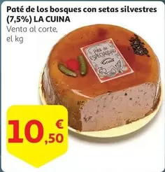 Oferta de La cuina - Pate De Los Bosques Con Setas Silvestres por 10,5€ en Alcampo