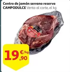 Oferta de Campodulce - Centro De Jamon Serrano Reserva por 19,9€ en Alcampo