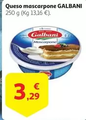 Oferta de Galbani - Queso Mascarpone por 3,29€ en Alcampo