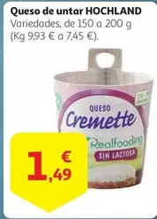 Oferta de Hochland - Queso De Untar por 1,49€ en Alcampo