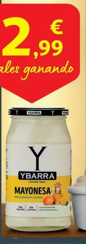 Oferta de Ybarra - Mayonesa por 2,99€ en Alcampo