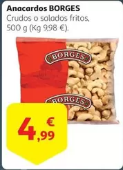 Oferta de Borges - Anacardos por 4,99€ en Alcampo