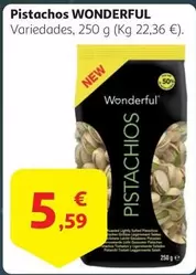 Oferta de Wonderful - Pistachos por 5,59€ en Alcampo