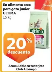 Oferta de Última - En Alimento Seco Para Gato Junior en Alcampo