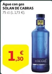 Oferta de Solán de Cabras - Agua Con Gas por 1,3€ en Alcampo