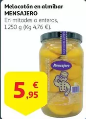 Oferta de Mensajero - Melocoton En Almibar por 5,95€ en Alcampo