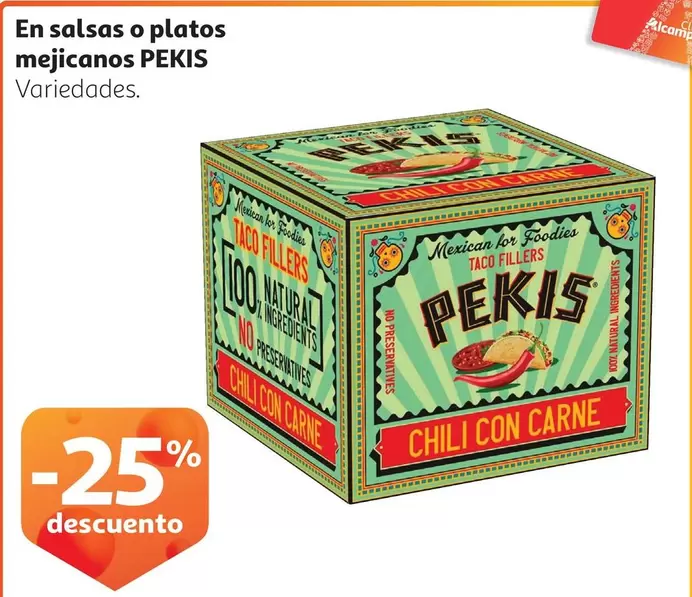 Oferta de Pekis - En Salsas O Platos Mejicanos en Alcampo