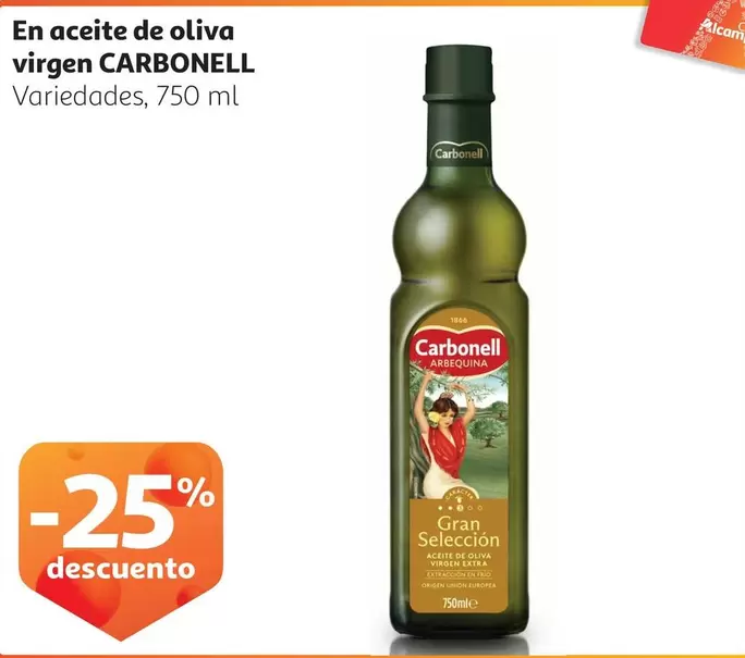 Oferta de Carbonell - En Aceite De Oliva Virgen en Alcampo