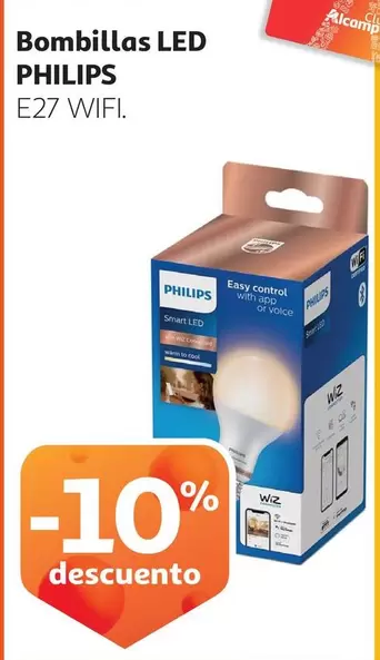 Oferta de Philips - Bombillas Led en Alcampo