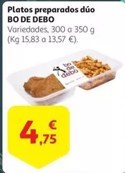 Oferta de Bo - Platos Preparados Dúo por 4,75€ en Alcampo