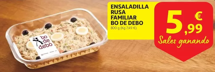 Oferta de Bo de Debò - Ensaladilla Rusa Familiar por 5,99€ en Alcampo