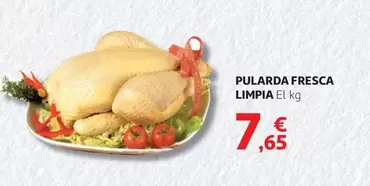 Oferta de Pularda Fresca Limpia por 7,65€ en Alcampo