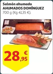 Oferta de Ahumados Domínguez - Salmón Ahumado por 28,95€ en Alcampo