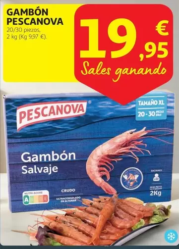 Oferta de Pescanova - Gambon por 19,95€ en Alcampo