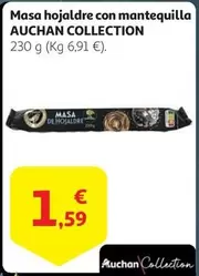 Oferta de Auchan - Collection Masa Hojaldre Con Mantequilla por 1,59€ en Alcampo