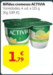 Oferta de Activia - Bifidus Cremosos por 1,79€ en Alcampo