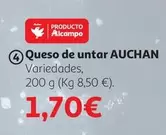 Oferta de Auchan - Queso De Untar por 1,7€ en Alcampo