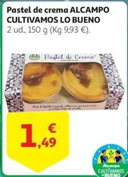 Oferta de Alcampo - Pastel De Crema Cultivamos por 1,49€ en Alcampo