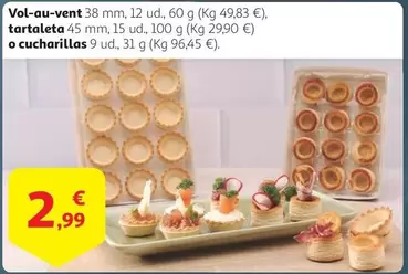 Oferta de Vol-au-vent por 2,99€ en Alcampo