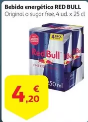 Oferta de Red Bull - Bebida Energética por 4,2€ en Alcampo