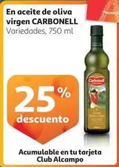 Oferta de Carbonell - En Aceite De Oliva Virgen en Alcampo