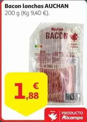 Oferta de Auchan - Bacon Lonchas por 1,88€ en Alcampo