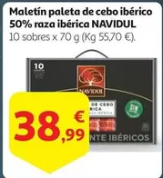 Oferta de Navidul - Maletín Paleta De Cebo Iberico 50% Raza Iberica por 38,99€ en Alcampo