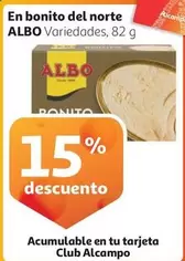 Oferta de Albo - En Bonito Del Norte en Alcampo