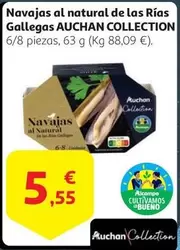 Oferta de Auchan - Navjas Al Natural De Las Rías Gallegas por 5,55€ en Alcampo