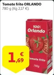 Oferta de Orlando - Tomate Frito por 1,69€ en Alcampo