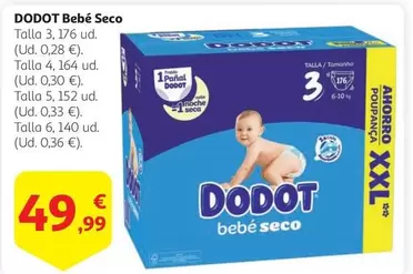 Oferta de Dodot - Bebe Seco por 49,99€ en Alcampo