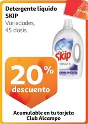 Oferta de Skip - Detergente Líquido en Alcampo