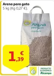 Oferta de Alcampo - Arena Para Gato por 1,39€ en Alcampo