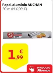 Oferta de Auchan - Papel Aluminio por 1,99€ en Alcampo