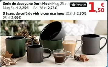 Oferta de Bidasoa - Serie De Desayuno Dark Moon Mug por 1,5€ en Alcampo