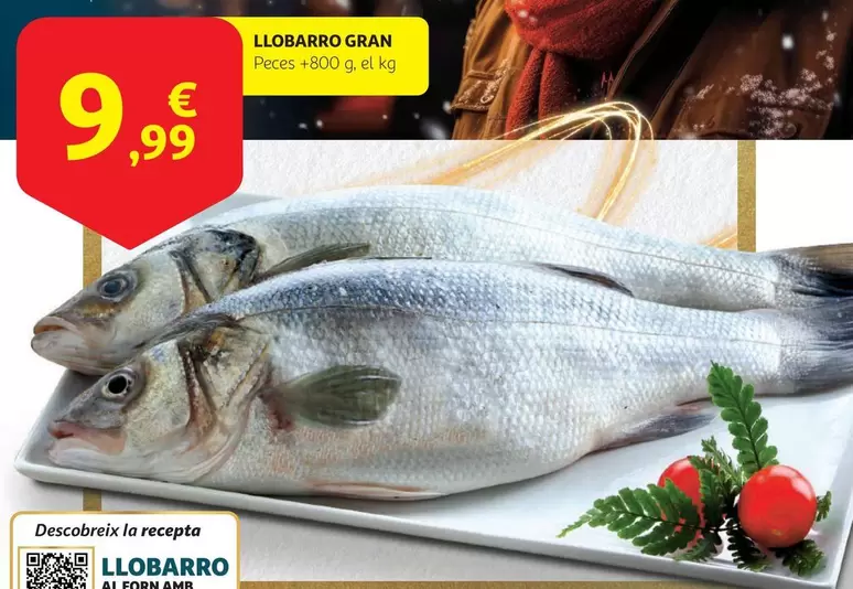 Oferta de Llobarro Gran por 9,99€ en Alcampo