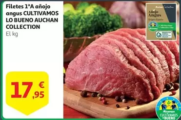 Oferta de Auchan - Filetes 1 A Anojo Angus Cultivamos por 17,95€ en Alcampo