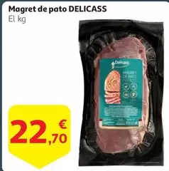 Oferta de Delicass - Magret De Pato por 22,7€ en Alcampo