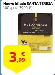 Oferta de Santa teresa - Huevo Hilado por 3,99€ en Alcampo