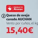 Oferta de Auchan - Queso De Oveja Curado por 15,4€ en Alcampo