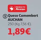 Oferta de Auchan - Queso Camembert por 1,89€ en Alcampo