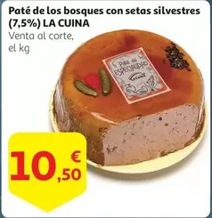 Oferta de La cuina - Pate De Los Bosques Con Setas Silvestres por 10,5€ en Alcampo