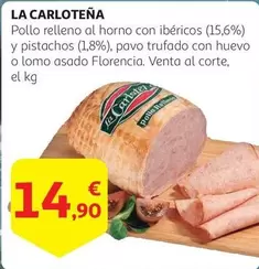 Oferta de La Carloteña - Pollo Relleno Al Horno Con Ibericos por 14,9€ en Alcampo