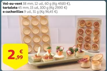 Oferta de Vol-au-vent por 2,99€ en Alcampo