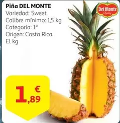 Oferta de Del Monte - Piña por 1,89€ en Alcampo