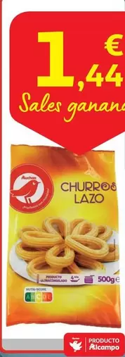 Oferta de Auchan - Churros Lazo por 1,44€ en Alcampo